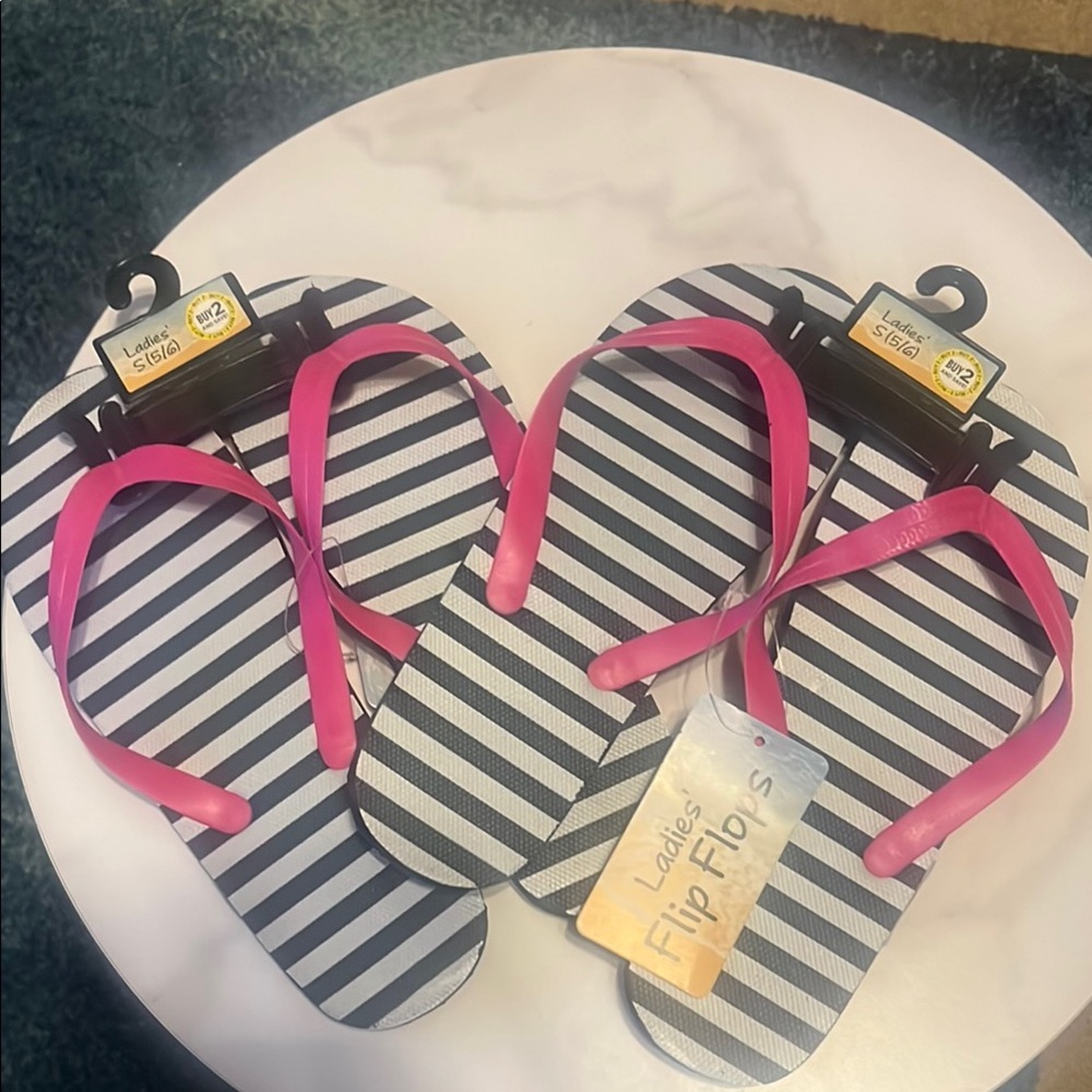 Striped Flip Flop Bundle